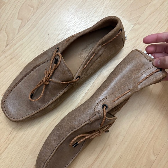TOD\'S Laccetto‎ Men\'s Driving Loafers in light brown suede Size 6.5 / 8 main image 5